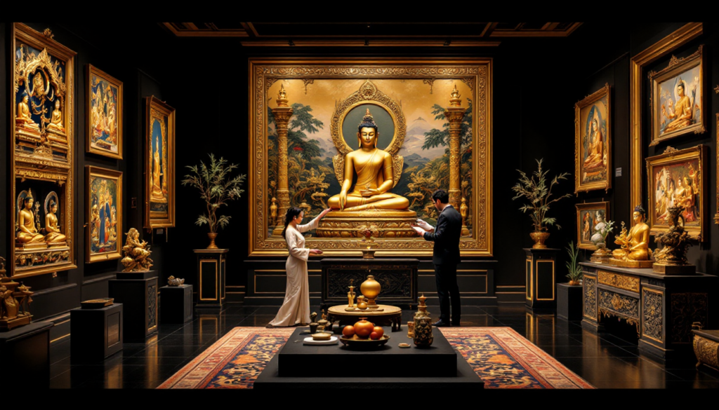 불상과 같은 종교 미술작품