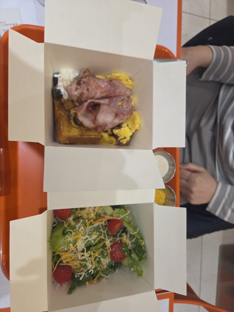 잇인박스 프렌치 브런치 항공샷